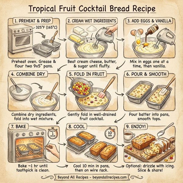 Tropical Fruit Cocktail Bread instructions