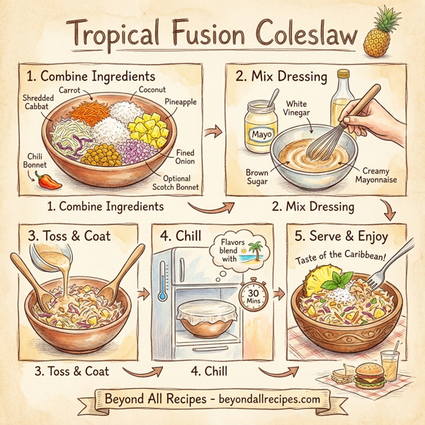 Tropical Fusion Coleslaw instructions