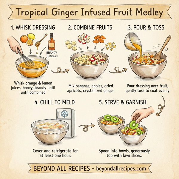 Tropical Ginger Infused Fruit Medley instructions
