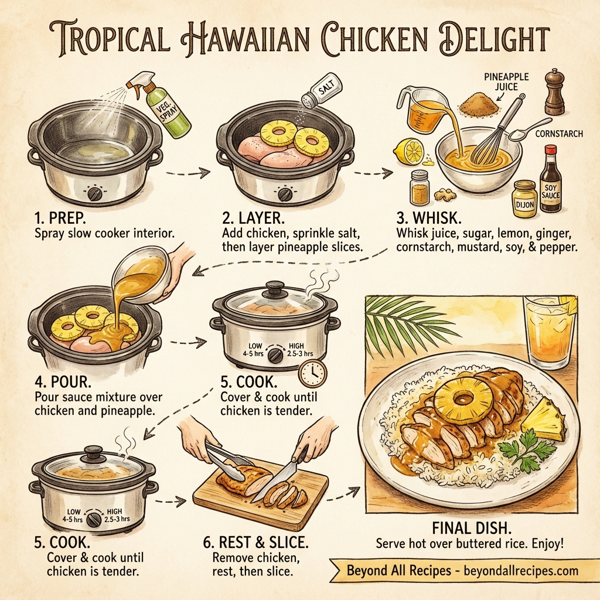 Tropical Hawaiian Chicken Delight instructions