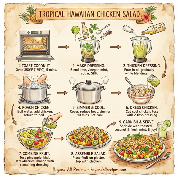 Tropical Hawaiian Chicken Salad instructions