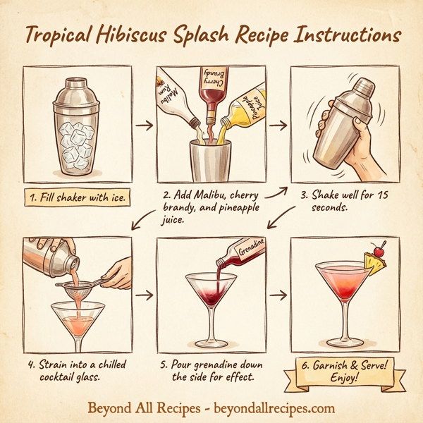 Tropical Hibiscus Splash instructions
