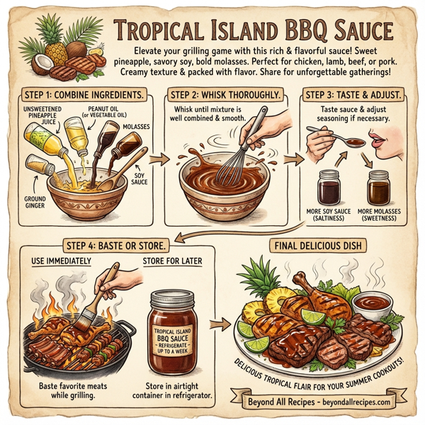 Tropical Island BBQ Sauce instructions