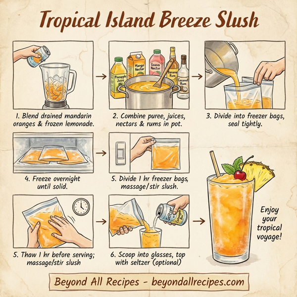 Tropical Island Breeze Slush instructions