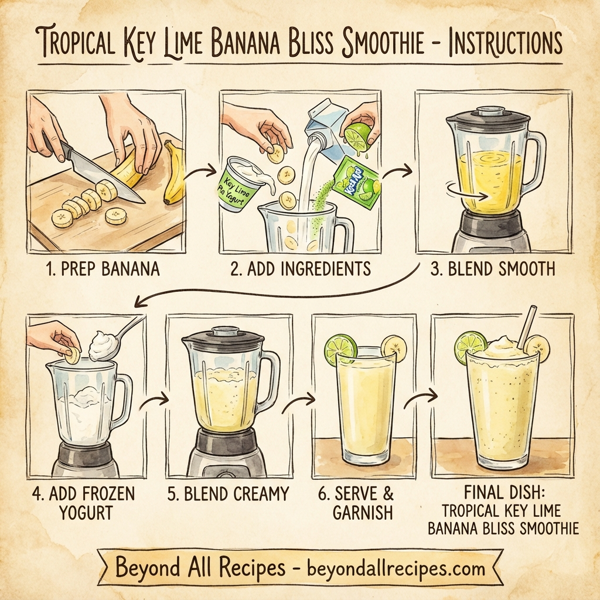 Tropical Key Lime Banana Bliss Smoothie instructions