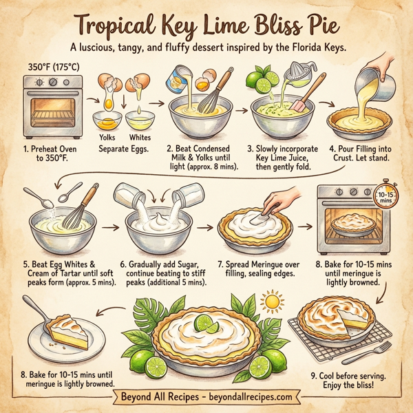 Tropical Key Lime Bliss Pie instructions