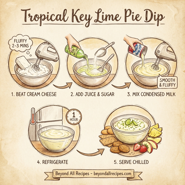 Tropical Key Lime Pie Dip instructions