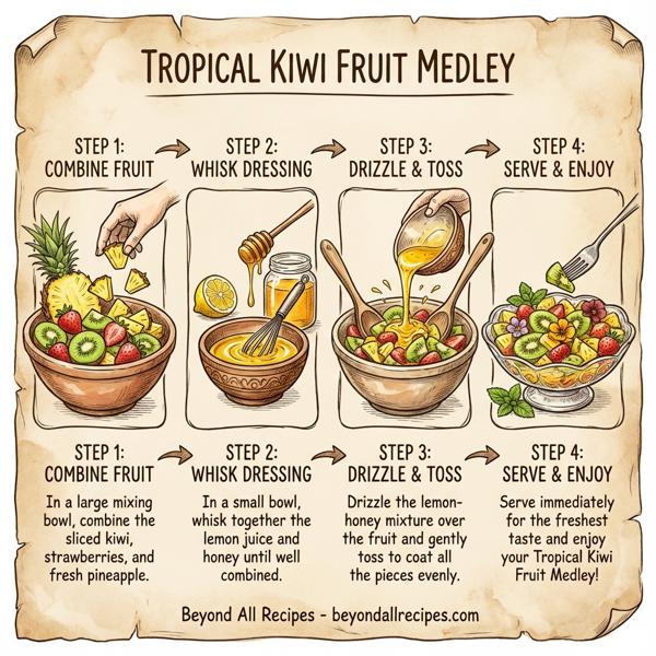 Tropical Kiwi Fruit Medley instructions