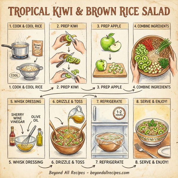 Tropical Kiwi & Brown Rice Salad instructions