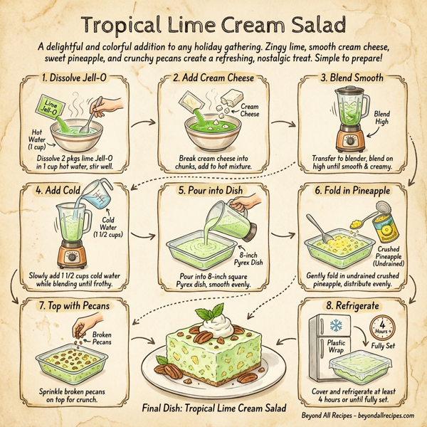 Tropical Lime Cream Salad instructions
