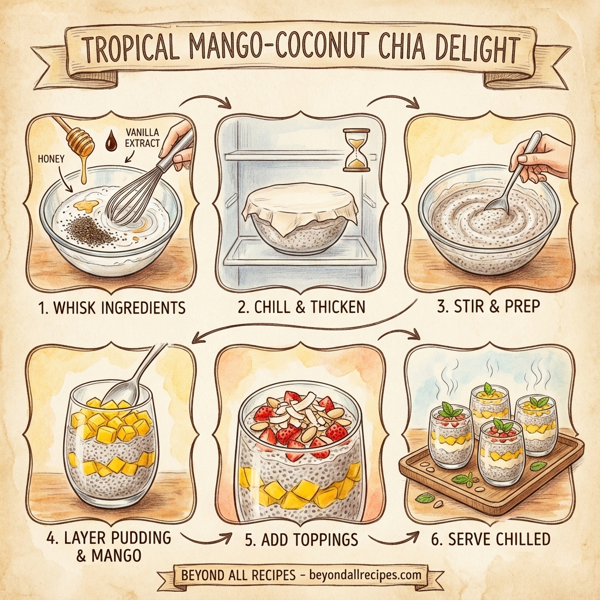 Tropical Mango-Coconut Chia Delight instructions