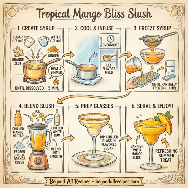 Tropical Mango Bliss Slush instructions