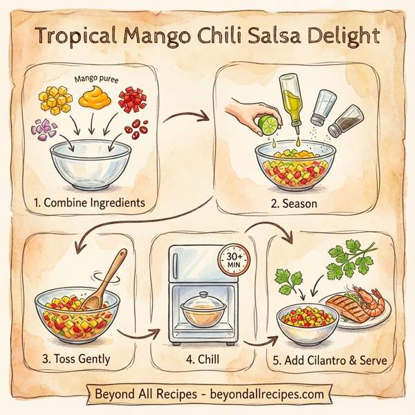 Tropical Mango Chili Salsa Delight instructions