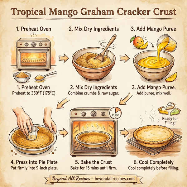 Tropical Mango Graham Cracker Crust instructions