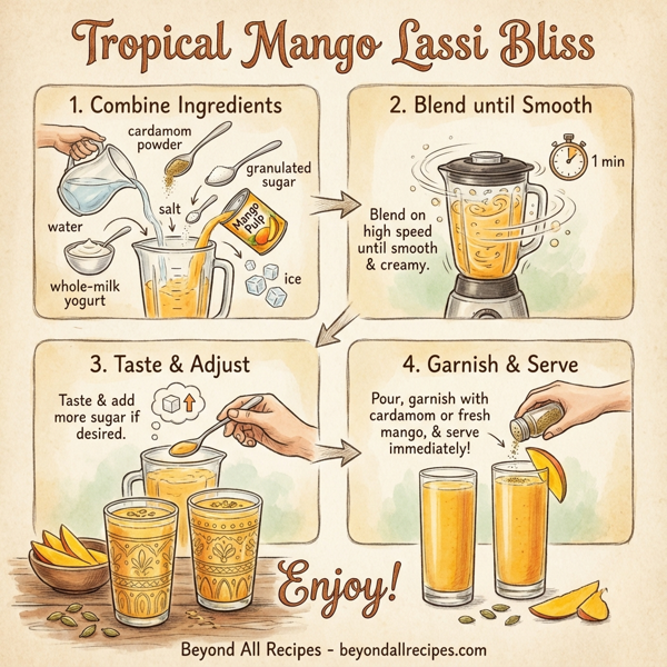 Tropical Mango Lassi Bliss instructions