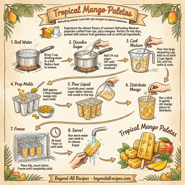 Tropical Mango Paletas instructions