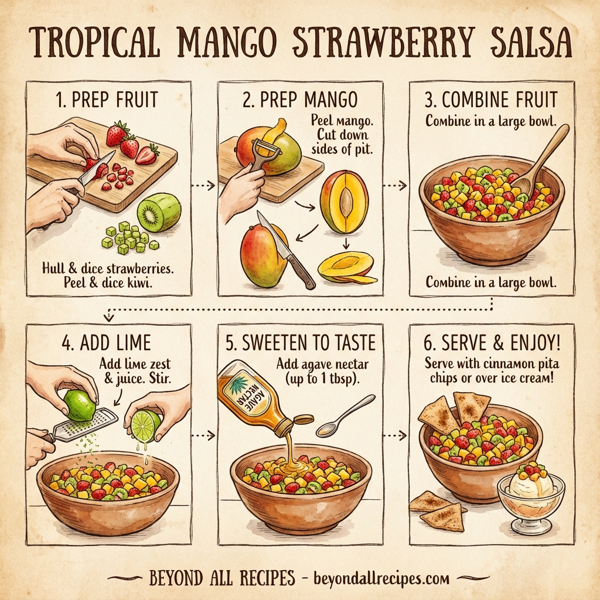 Tropical Mango Strawberry Salsa instructions