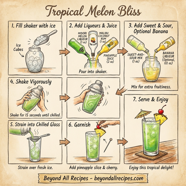 Tropical Melon Bliss instructions