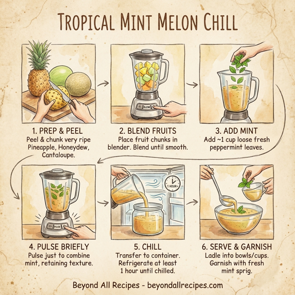 Tropical Mint Melon Chill instructions