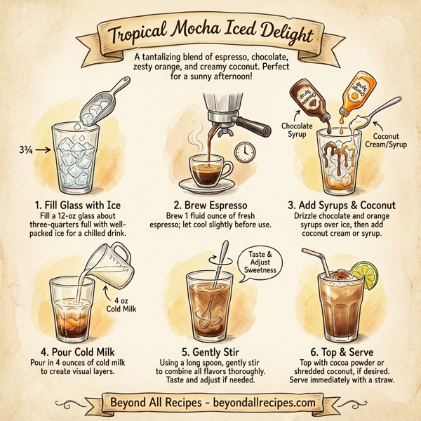 Tropical Mocha Iced Delight instructions