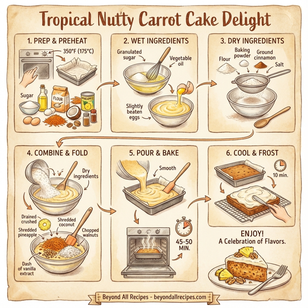 Tropical Nutty Carrot Cake Delight instructions