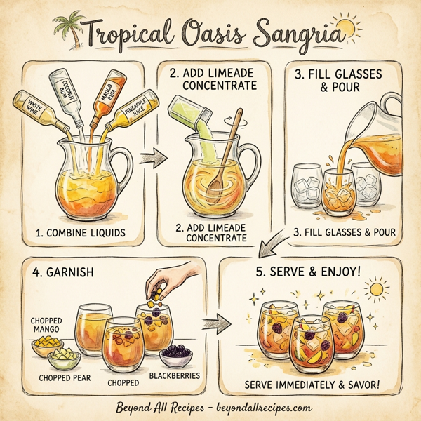 Tropical Oasis Sangria instructions