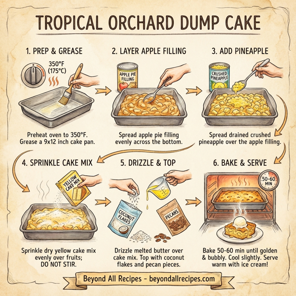 Tropical Orchard Dump Cake instructions