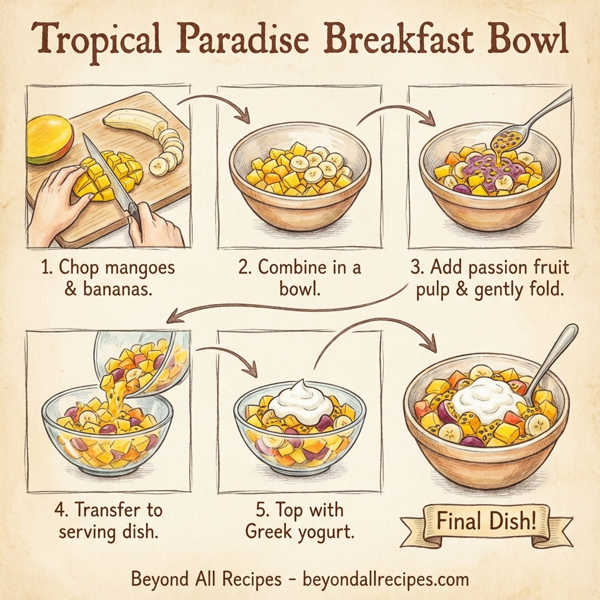 Tropical Paradise Breakfast Bowl instructions