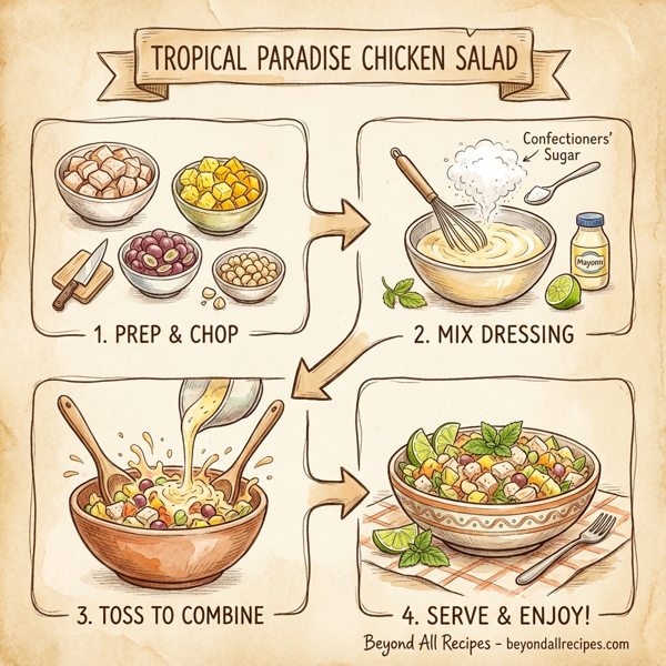 Tropical Paradise Chicken Salad instructions