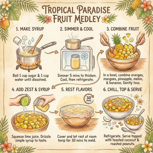 Tropical Paradise Fruit Medley instructions