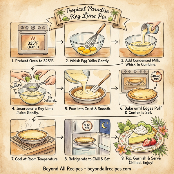 Tropical Paradise Key Lime Pie instructions