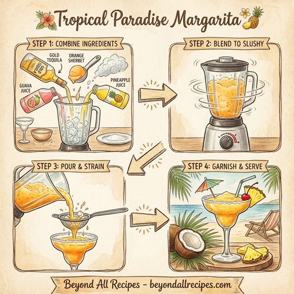 Tropical Paradise Margarita instructions