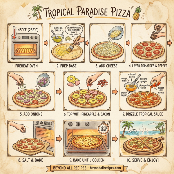 Tropical Paradise Pizza instructions