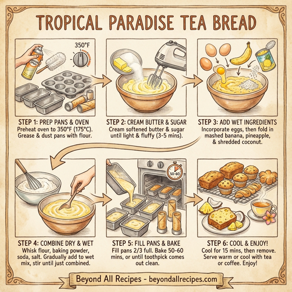 Tropical Paradise Tea Bread instructions