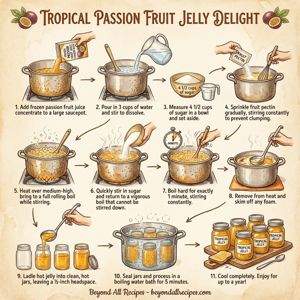 Tropical Passion Fruit Jelly Delight instructions