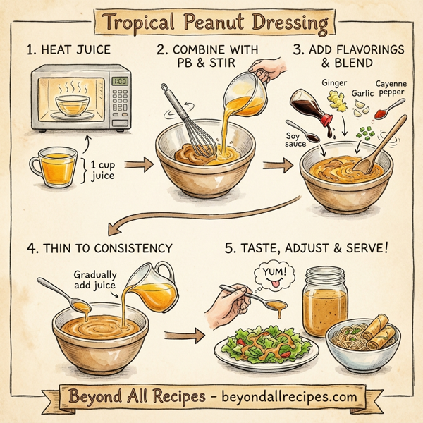 Tropical Peanut Dressing instructions
