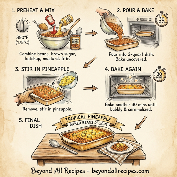 Tropical Pineapple Baked Beans Delight instructions