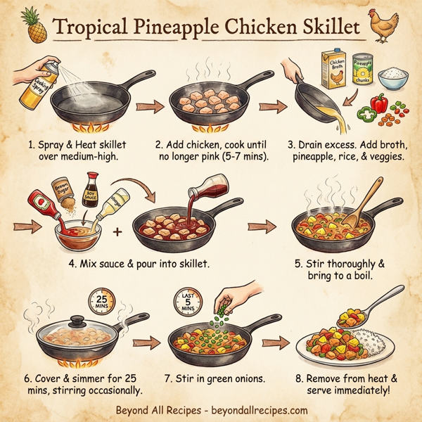 Tropical Pineapple Chicken Skillet instructions
