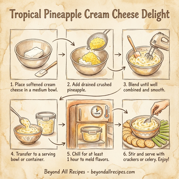 Tropical Pineapple Cream Cheese Delight instructions