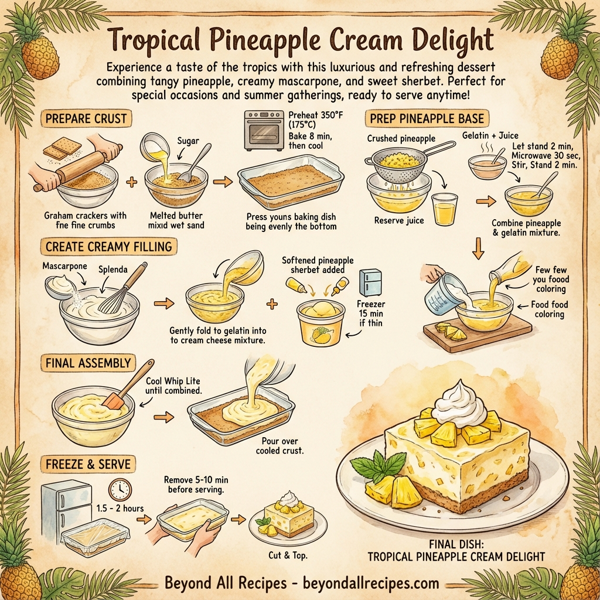 Tropical Pineapple Cream Delight instructions