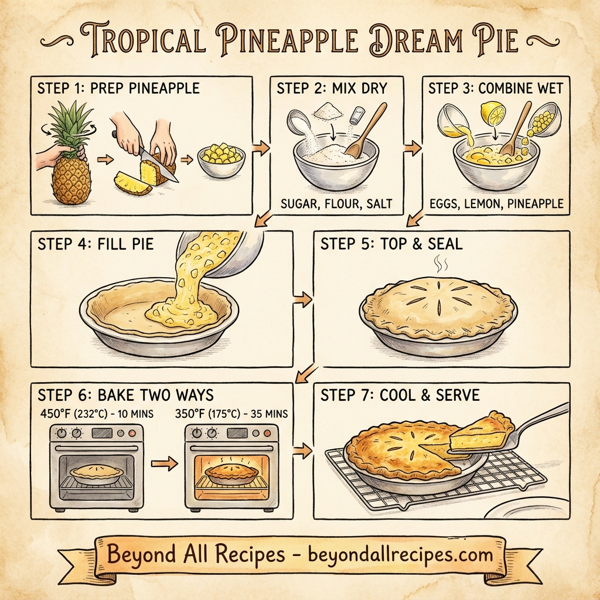 Tropical Pineapple Dream Pie instructions