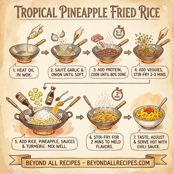 Tropical Pineapple Fried Rice instructions