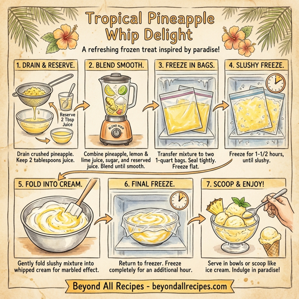 Tropical Pineapple Whip Delight instructions