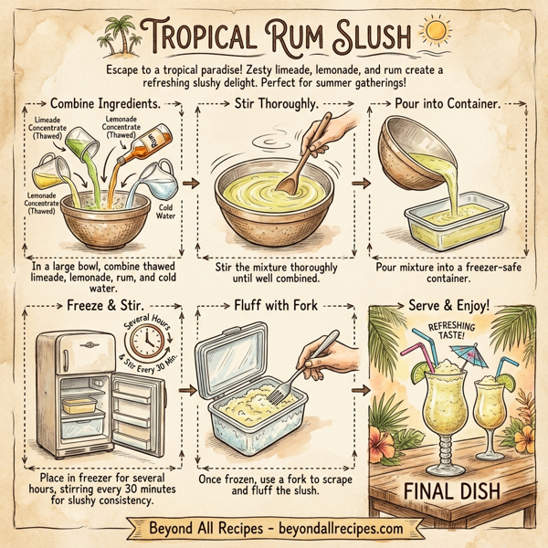 Tropical Rum Slush instructions