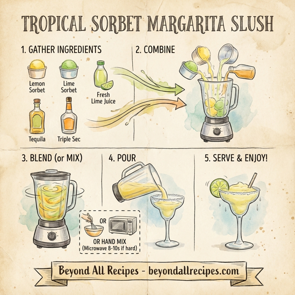 Tropical Sorbet Margarita Slush instructions