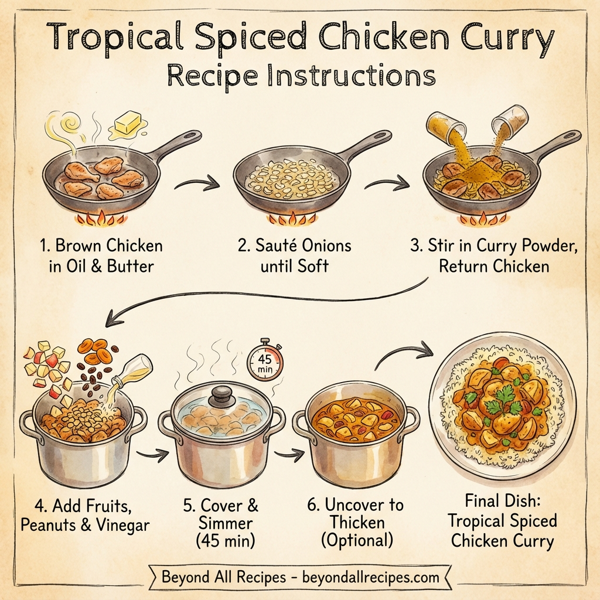 Tropical Spiced Chicken Curry instructions