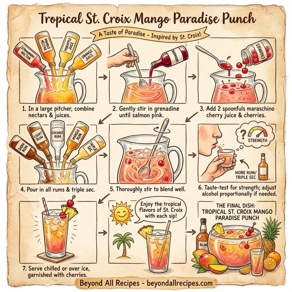 Tropical St. Croix Mango Paradise Punch instructions