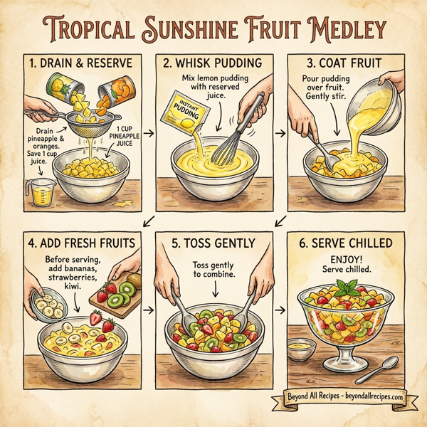Tropical Sunshine Fruit Medley instructions
