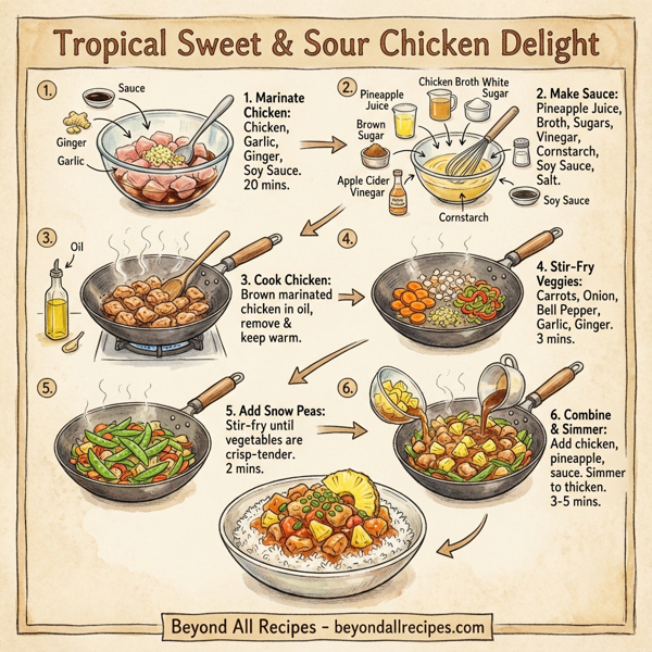 Tropical Sweet & Sour Chicken Delight instructions