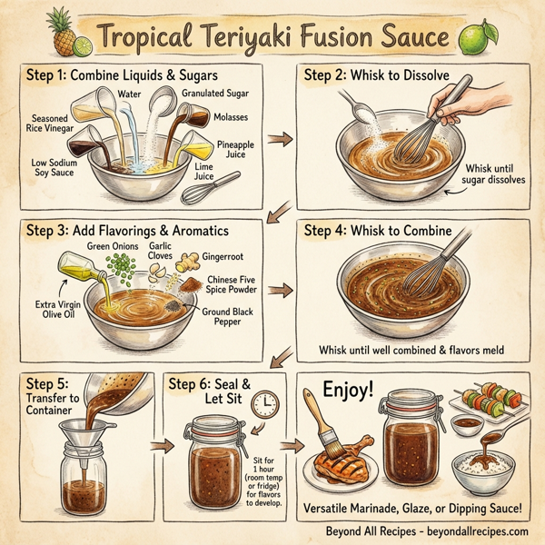 Tropical Teriyaki Fusion Sauce instructions